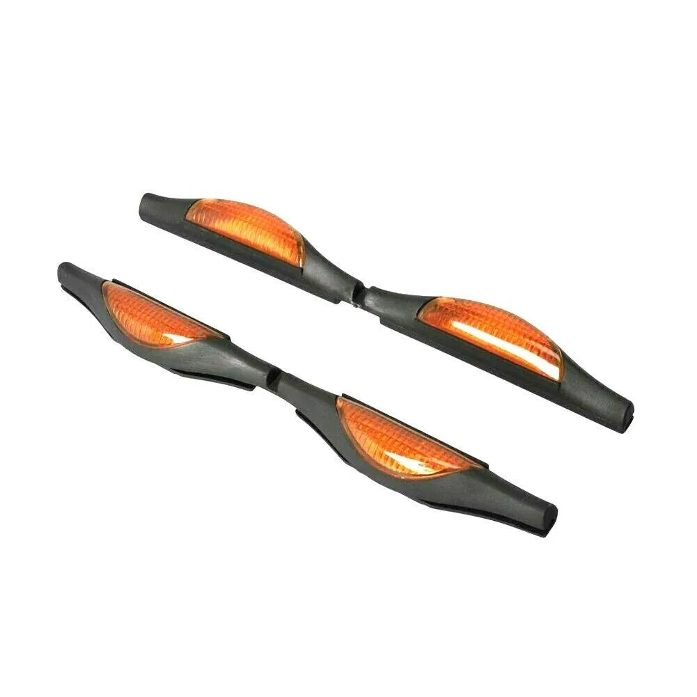

Protect Edges Car Door Protectors Door Protection Strip High Quality Orange Reflector Door Scratches Durable Useful