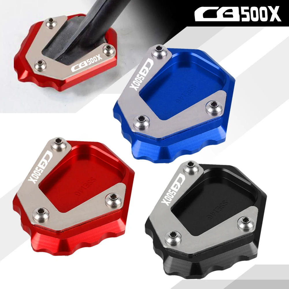 

For Honda CB500F/X CB500X CB500F CB 500 F X 2018-2023 2022 2021 2020 Motorcycle CNC Side Stand Enlarger Sled Sidestand Kickstand