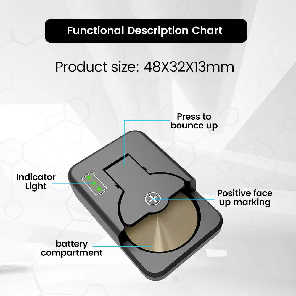 Portable LED Lithium Battery Charger