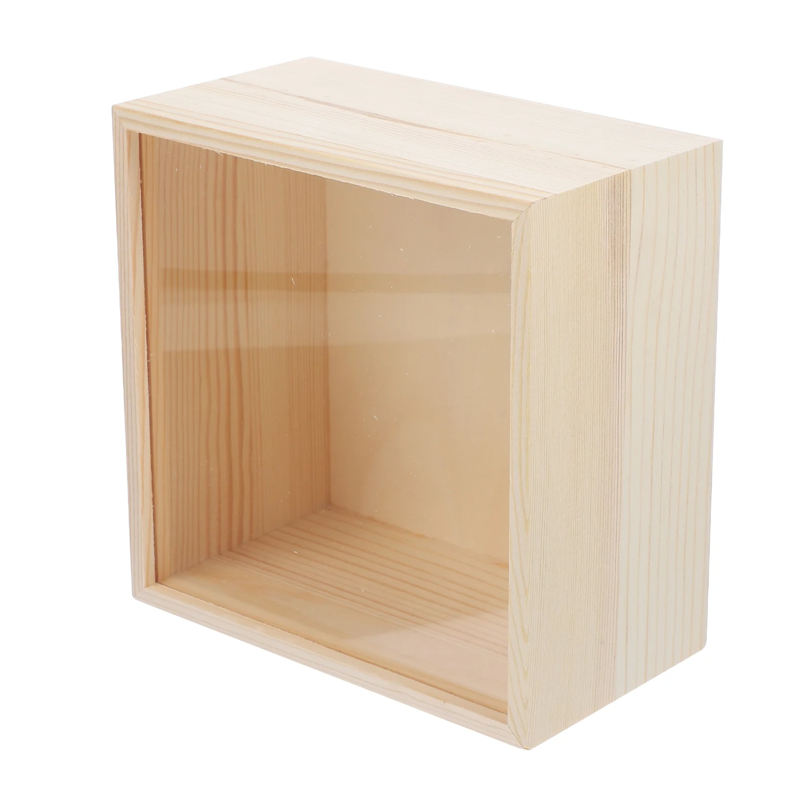

Acrylic Storage Wooden Box Child Vintage Decor Treasure Chest Gift Packing Jewelry Organizer
