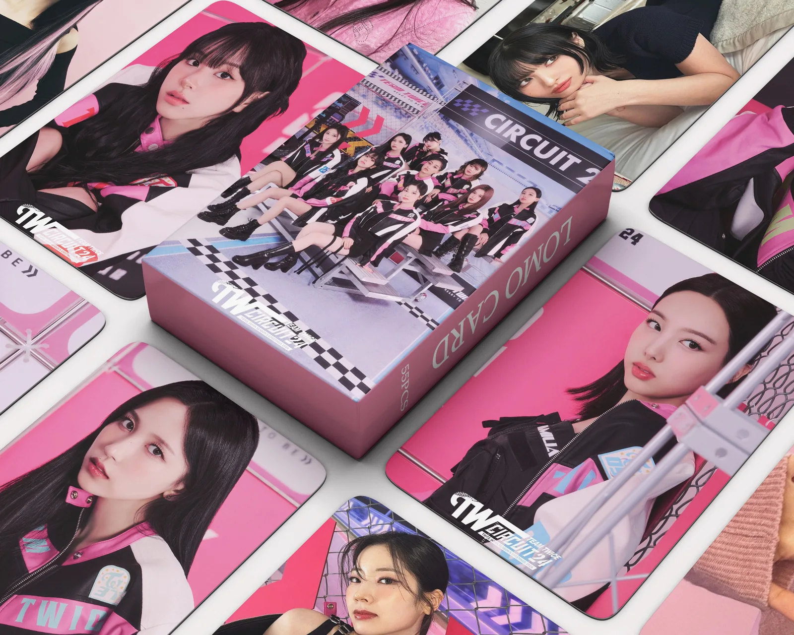 

55Pcs Kpop TWICE New Album 2024 Season's Greetings Photocards Lomo Card Circuit24 High Quality Postcard Print Picture Fans Gifts