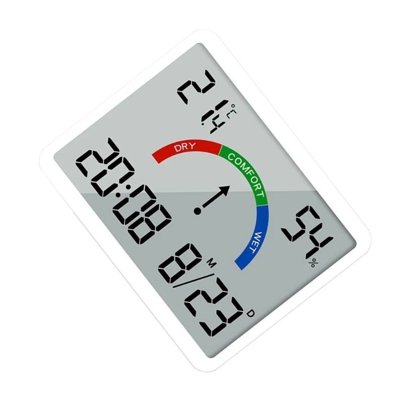 Wall Clock Digital Wall Clock Digital Display Clock Stylish Digital Wall Clock Date, Temperature Digital Display Suction