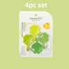 Steve 4pcs Set Four-leaf Clover self-adhesive Hook punch-free Wall Storage Hook 2