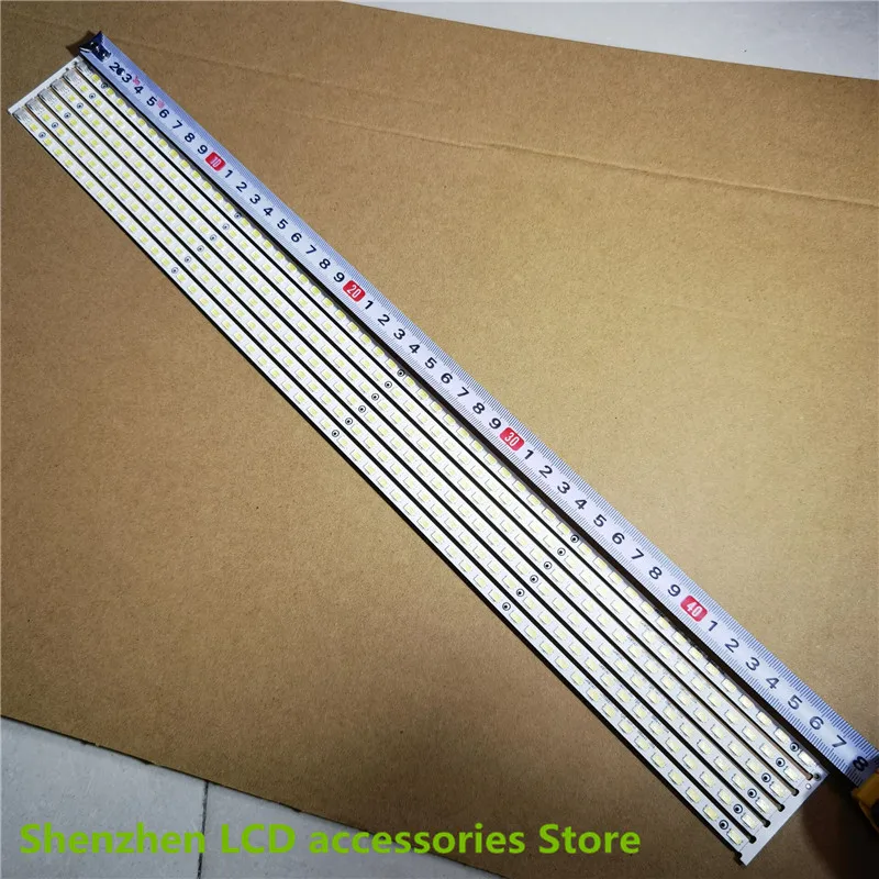 Barra de Luz Led para Retroiluminação de tv para lg 42le4500 42le4600 Hisense Led42k11p Haier Le42h300 T420hw07 v5 42t0905b 52leds 472 mm 100