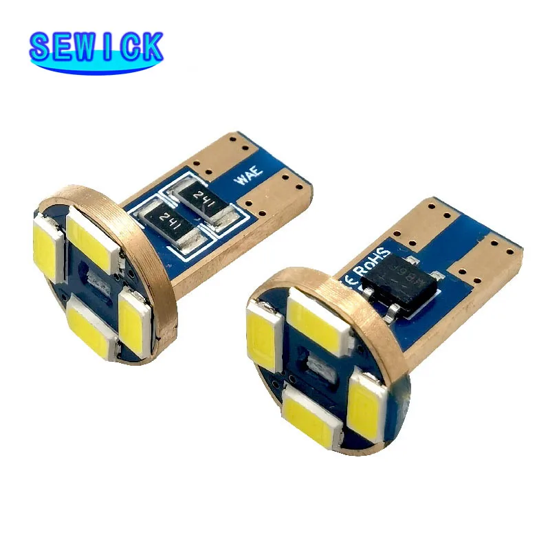 200 шт., Автомобильные светодиодные лампы T10, 168, 194, W5W, 4 светодиода, 4014 габаритные огни, лампы для чтения, подсветка интерьера 200 шт., Автомобильные светодиодные лампы T10, 168, 194, W5W, 4 светодиода, 4014 габаритные огни, лампы для чтения, подсветка интерьера