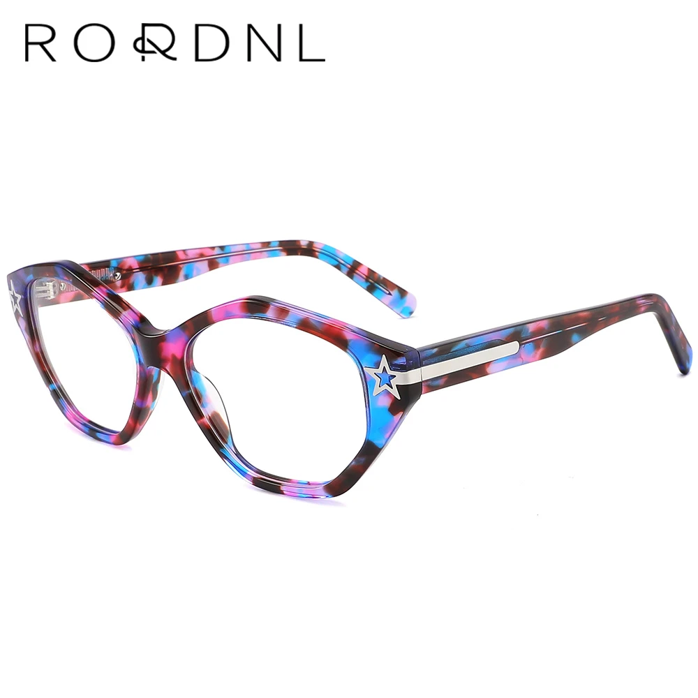 Wholesale Myopia Geometry Frame Eyeglasses Men Women Prescription Optical Glasses Brand Eyewear