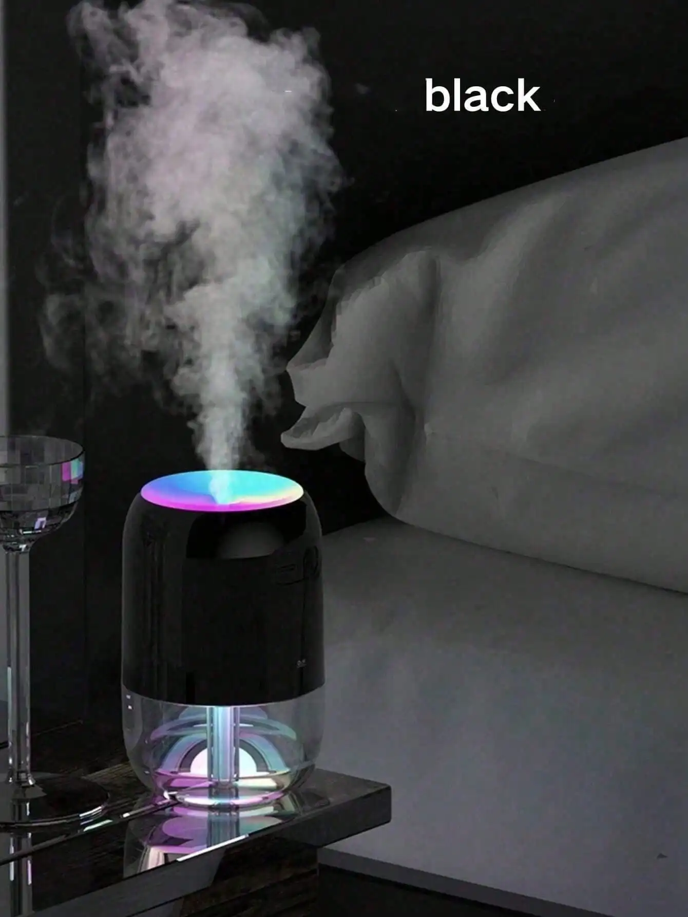 Mini Colorful Ultrasonic Air Humidifier Aromatherapy Machine