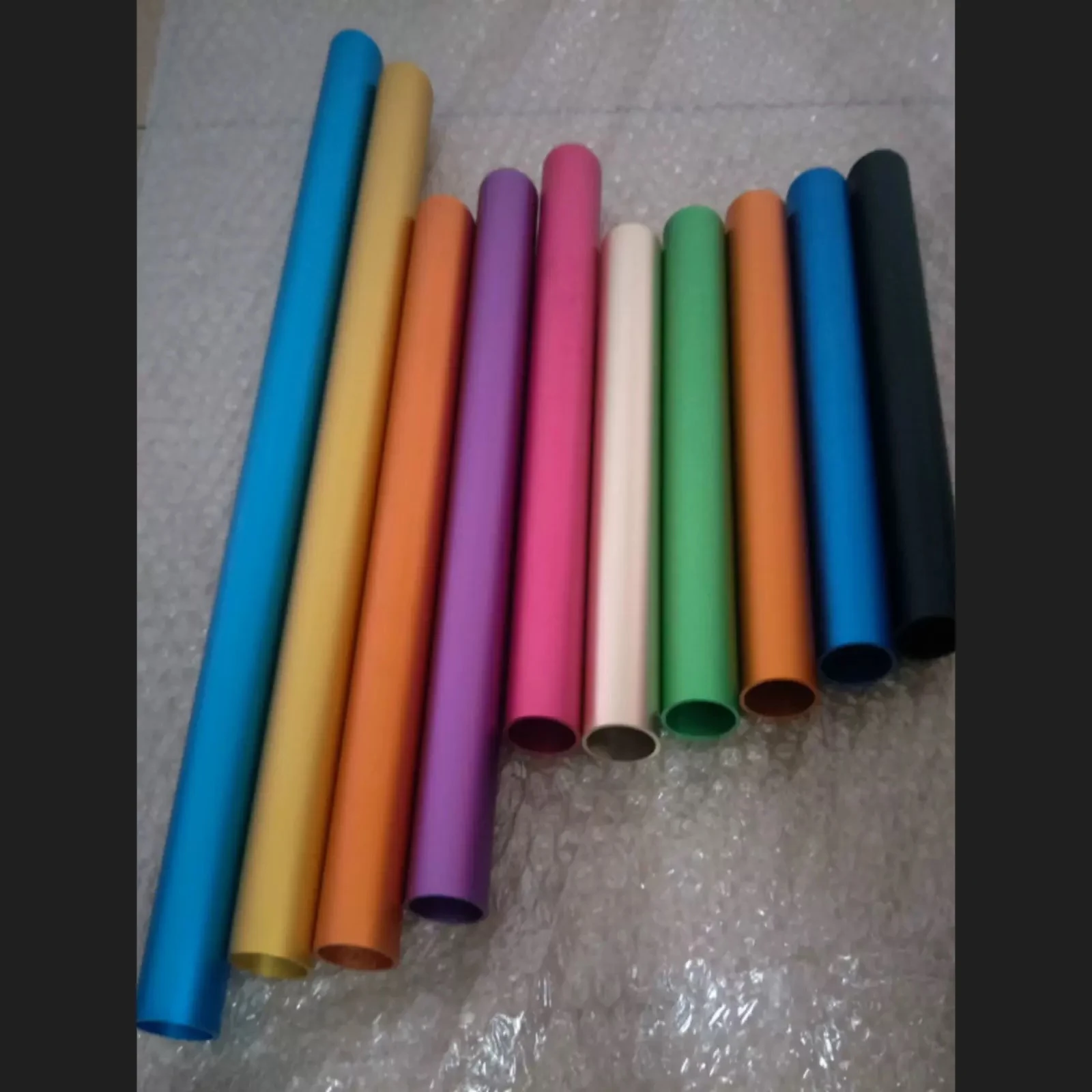 양극 산화 알루미늄 튜브, 6063 Al 중공 파이프, 다채로운 OD, 3mm, 4mm, 5mm, 6mm, 7mm, 8mm, 9mm, 205mm, 2 개