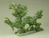 100% Exquisite natural jade Handmade hand-carved dragon statues 4