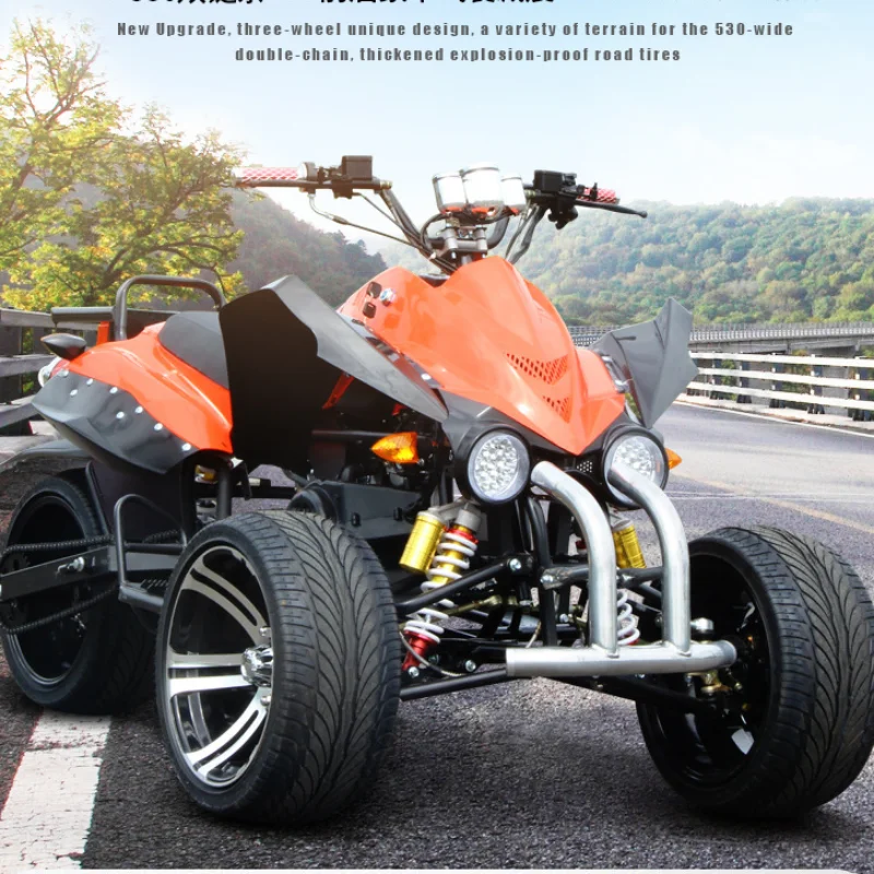 

ATV Adult Manufacturers Selling ATV Four-wheeled Cross-country Motorcycle Shockproof Fuel Long Ding ATV All Terrain
