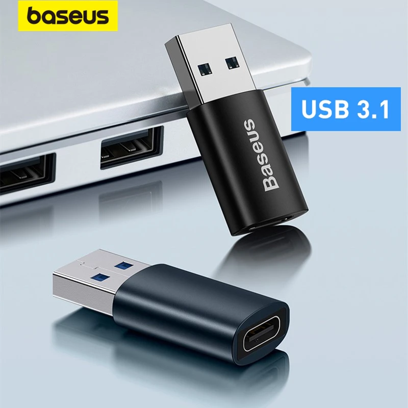 Usb Adapter Type C Female Usb Male | Usb Type C Charger Adapter - Baseus Usb - Aliexpress