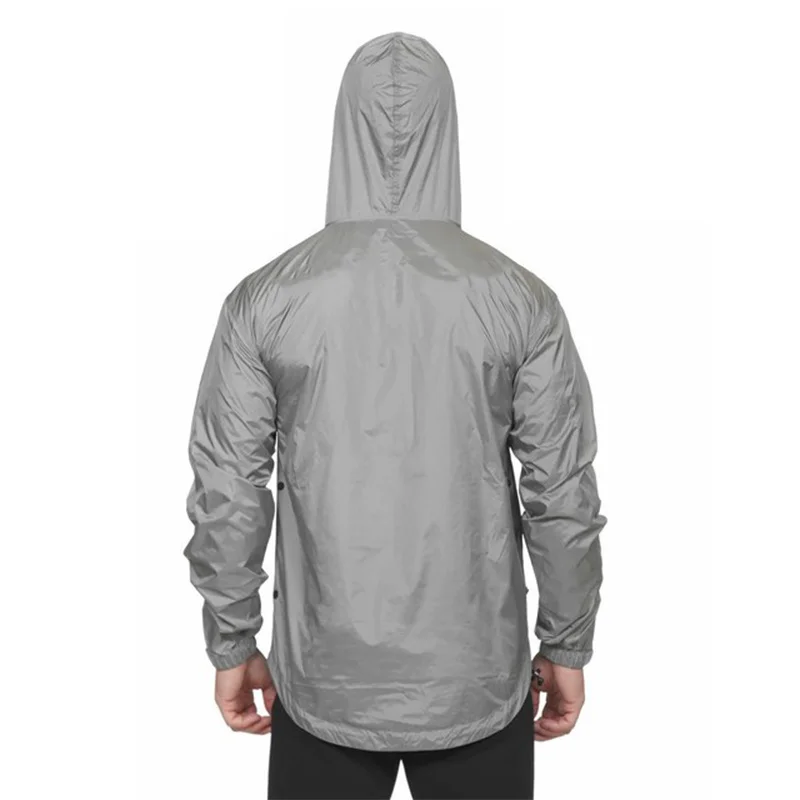 Men Outdoor Quick Dry Sports Jackets Multifunction Breathable Sun protection Hooded Tops Climbing Fitness Fishing Clothing