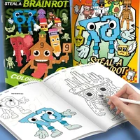 Книги-раскраски «Скадельный мозг», альбом для рисования, школьные цвета, принадлежности для рисования, 67 дома 9, книги для рисования на работу, подарочный набор, игрушки для девочек