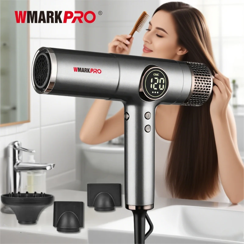 WMARK Hair Dryer Professional Blow Drier Negative Ion Air Blower Barber BLDC Motor Hair Dryer Machine Home Appliance NG-9117
