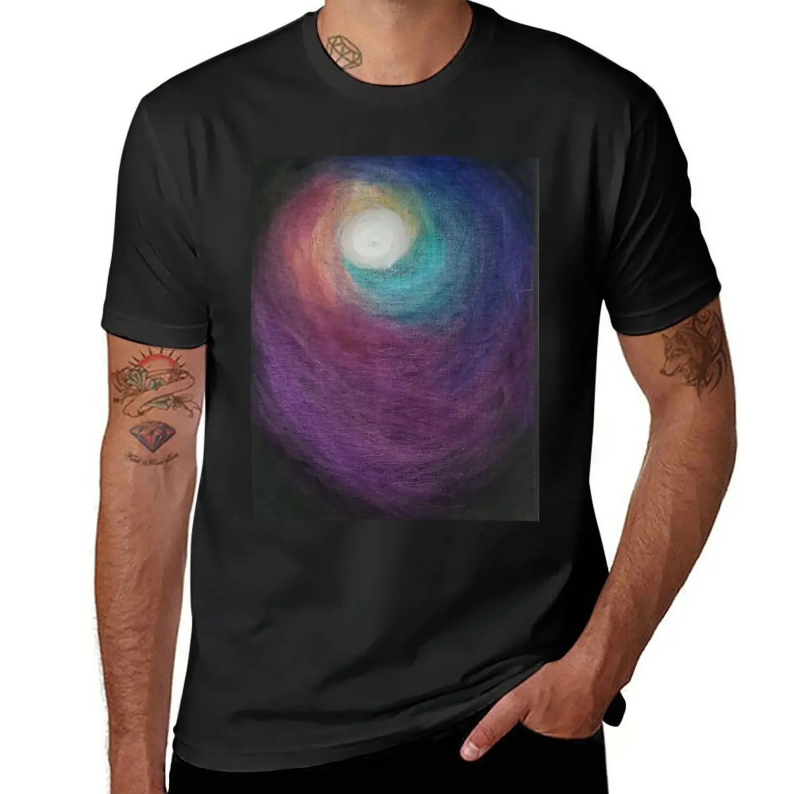 

Storm's Eye T-Shirt funnys plus size tops Men's cotton t-shirt