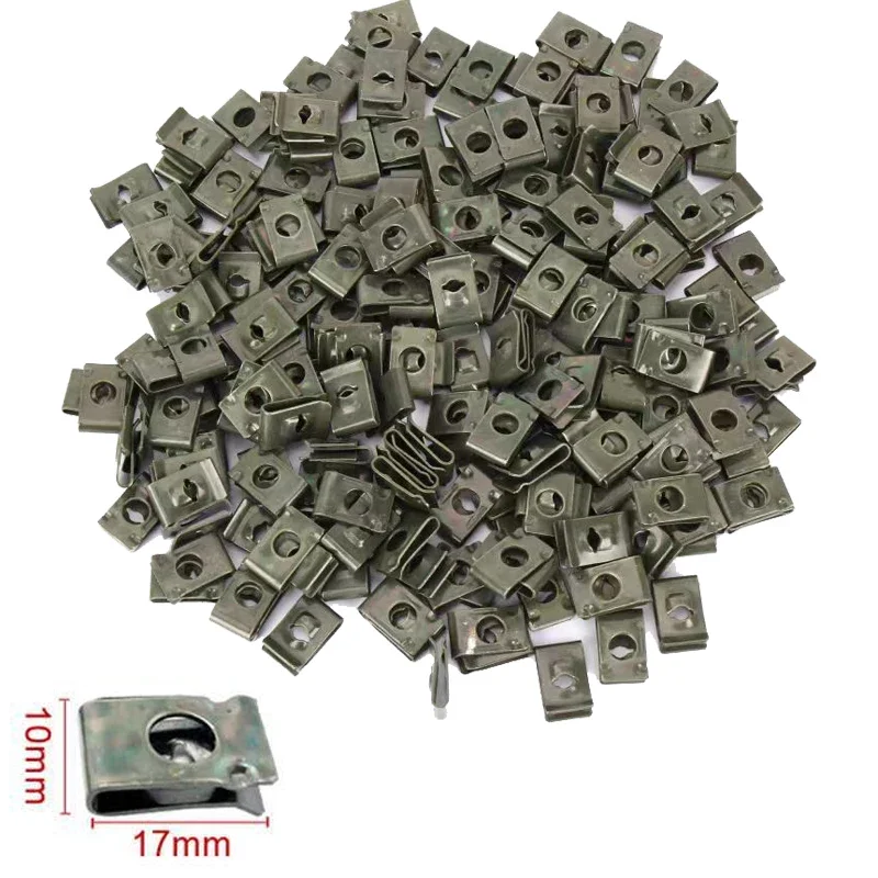 Mixed Metal Screw Clips Set with Anti-Rust Fastener and Protective Buckle