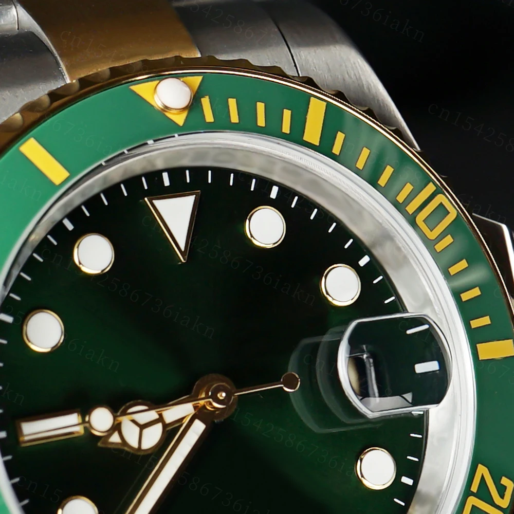 2022 Fashion New 40mm Men's Leisure Sports Sapphire Mirror Stainless Steel Material Waterproof Automatic Mechanical Watch