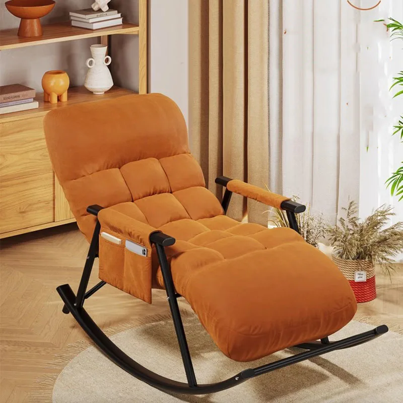 

Metal Nordic Living Room Chair Recliner Ergonomic Hotel Rocking Designer Chair Balcony Cafe Sillas Comedor Restaurant Furiture