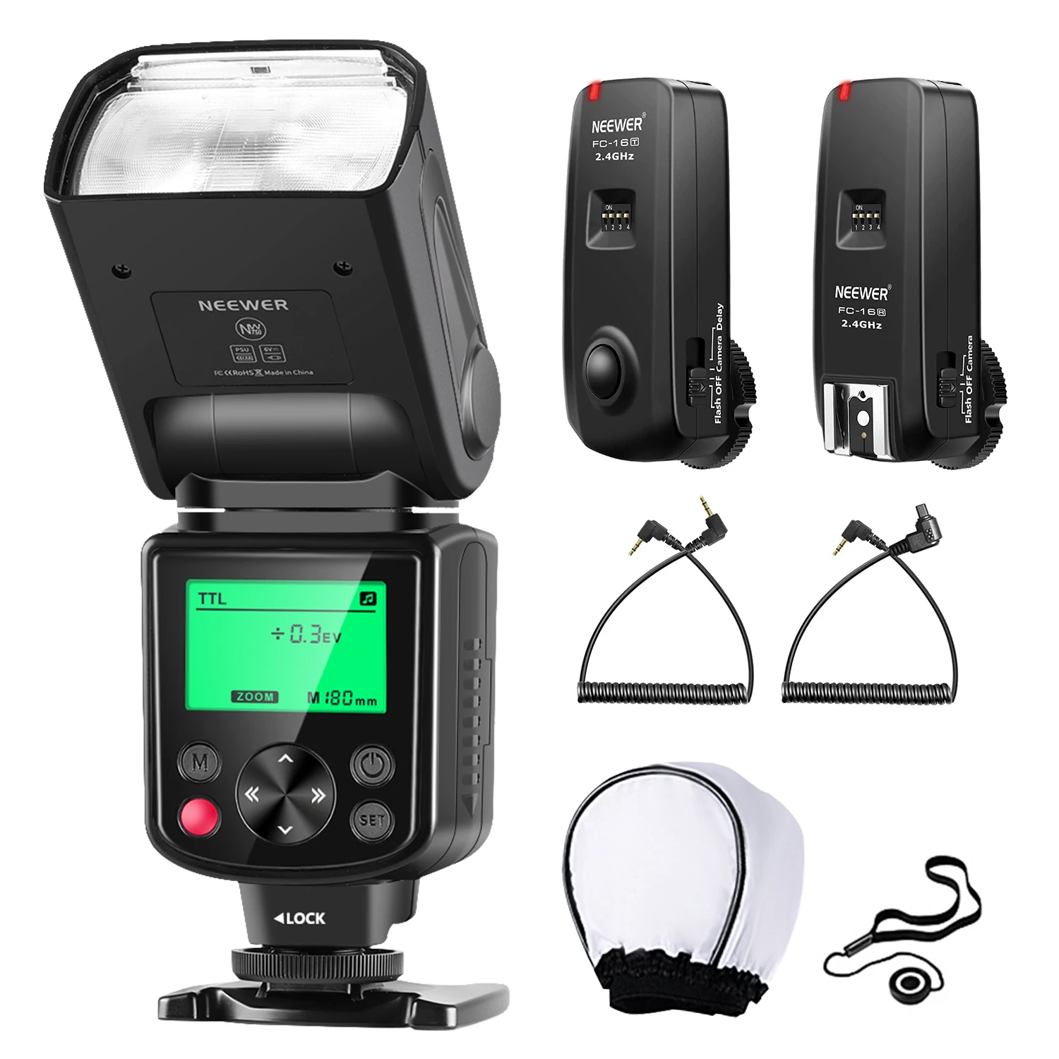 Набор вспышек Neewer PRO i-TTL для NIKON DSLR D7100 D7000 D5300 D5200 D5100 D5000 D3200 D600 D4 D3S D3X D3 D SLR |