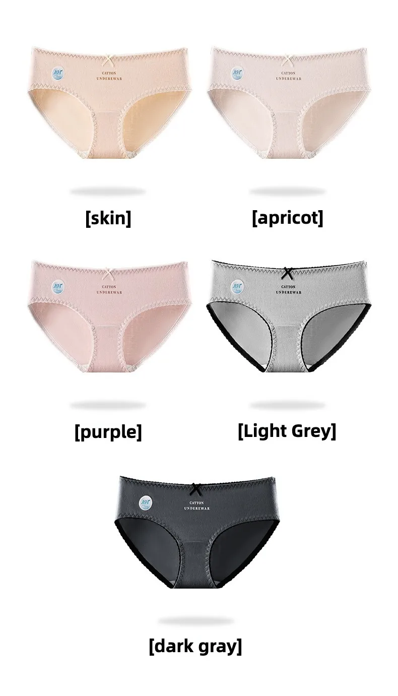 Unterhosen Frauen Mode frauen Höschen Set Pack frauen Baumwolle Slip Sexy Weibliche Dessous Unterwäsche Japanische T Shorts Nette – Detail 3