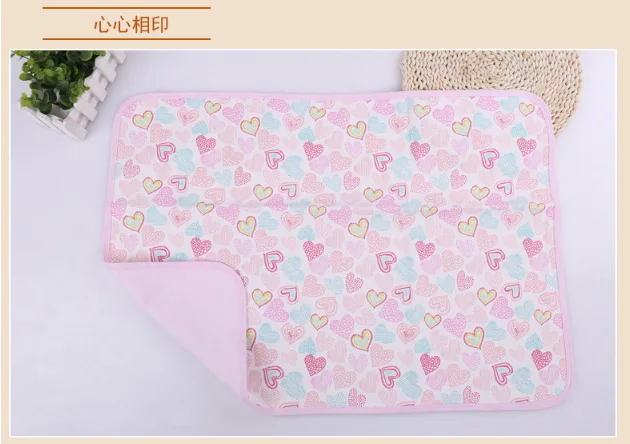 Hot 50x70cm Baby Infant Waterproof Urine Bed Mat Animal Reusable Diaper Travel Home Cover Burp Changing Pads