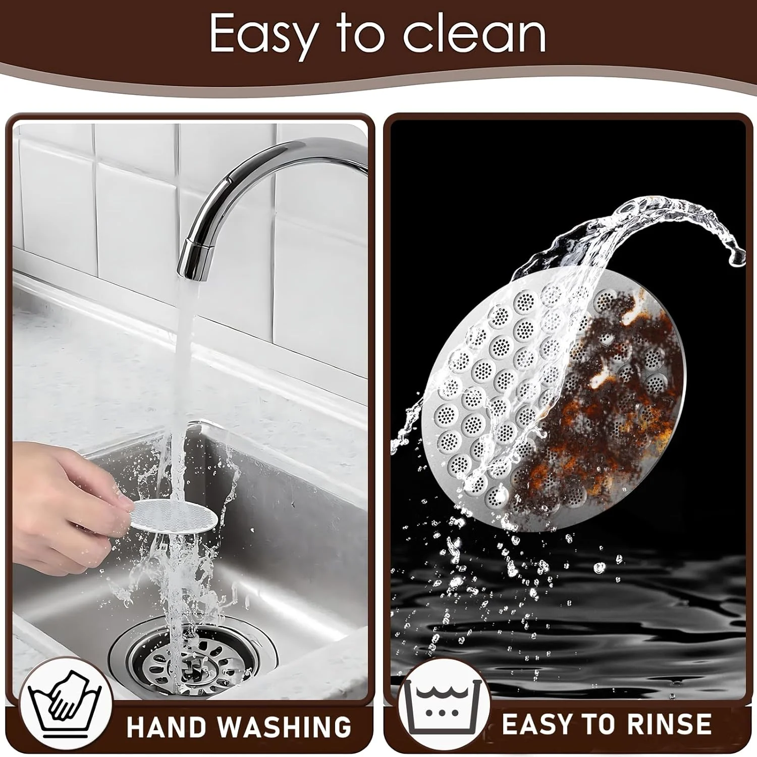 51/53/58mm Reusable Metal Double Coffee Filter Secondary Water Separator Heat Resistant Professional Espresso Accessory