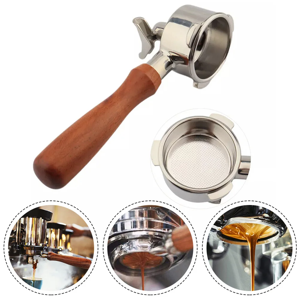 

Pressurized Coffee Handle 51MM Filter For Brewing Bowl Coffee Powder Basket Spoon Tool Tampers Portafilter Coffeeware Tools