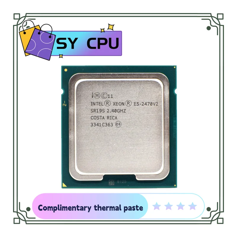 

Процессор Intel Xeon E5 2470V2 2470 V2, 2,4 ГГц, десятиядерный, двадцать потоков, LGA 1356