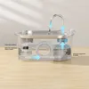 Stainless Steel Cat Fountain Automatic Pet Water Feeder Viewing Window Pet Water Dispenser Accessories Smart Cat Drinking Bowl 4