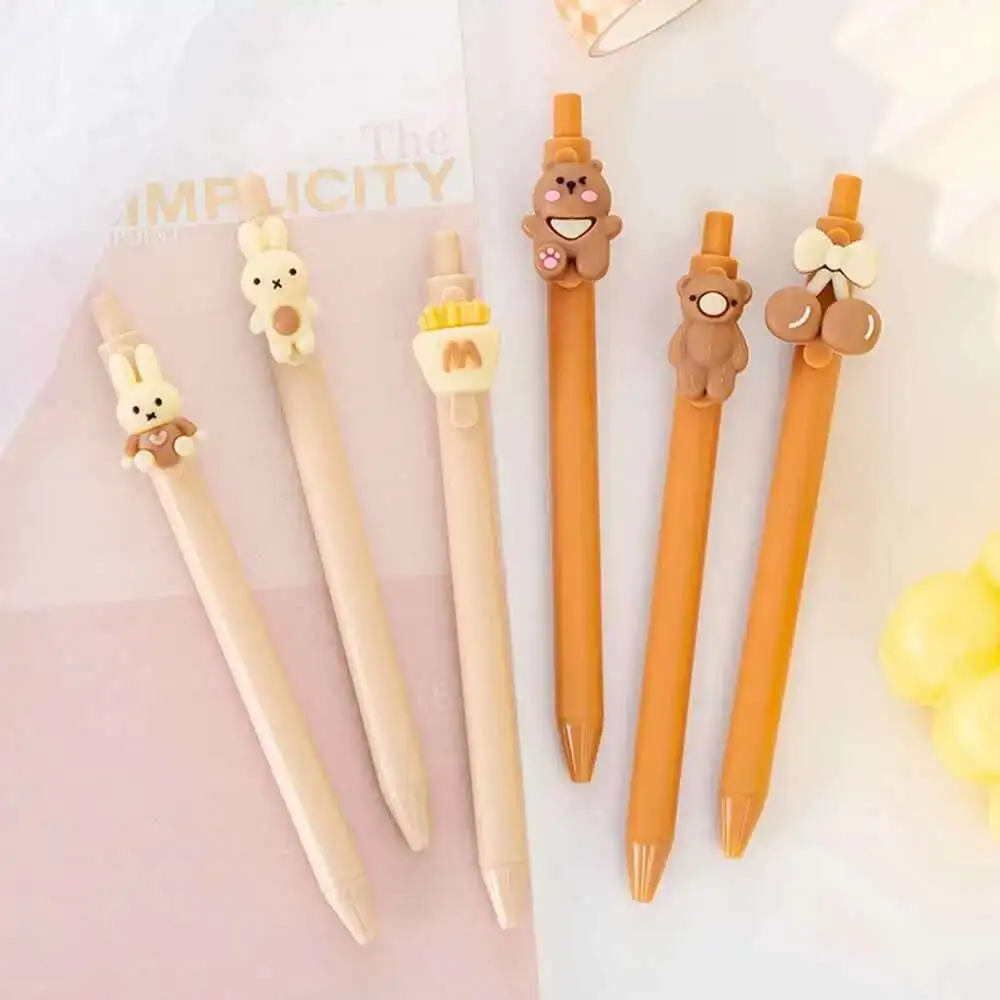 1-teiliges Lytwtw's süßes Press-Gelstift-Spielzeug, Bär, Kaninchen, kreatives Büro, Geschenk, Schulbedarf, Schreibwaren, Kawaii, lustige Stifte – Detail 8