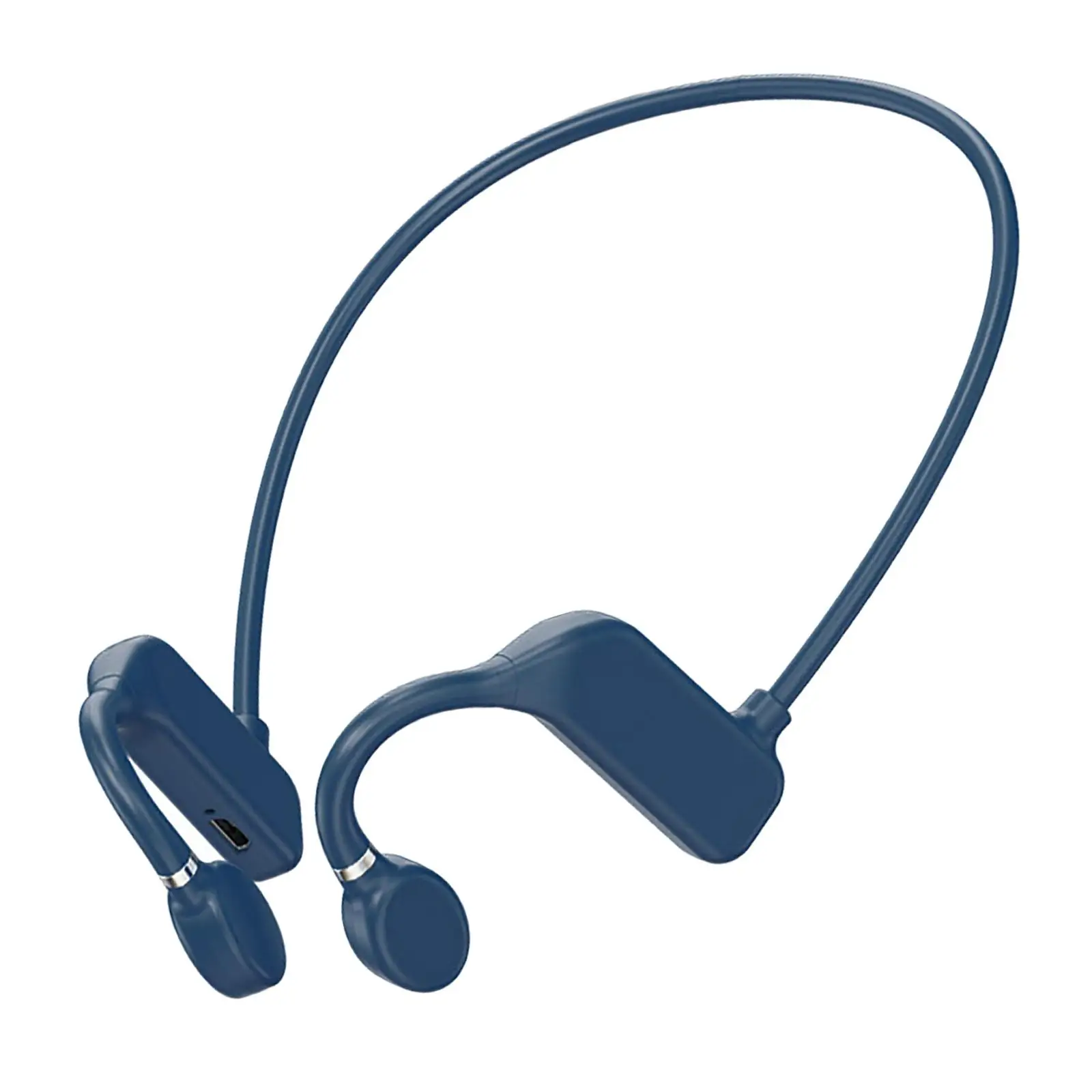  Audífonos inalámbricos de conducción ósea Bluetooth 5.0 para  deportes. No cubren las orejas. Audífonos con micrófono a prueba de sudor,  para correr, ciclismo, senderismo : Electrónica