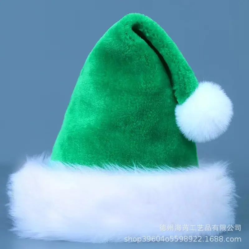 Adult Children's Plush Christmas Hat Noel Merry Christmas Decor Gift Hat Happy New Year