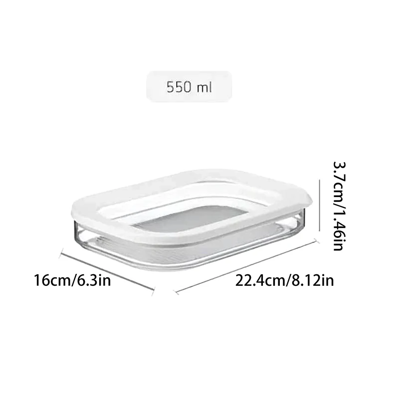 Refrigerated Fresh-Keeping Box With Lid Food Grade Frozen Plastic Kitchen Refrigerator Special Storage Box Deli Meat Containers 6