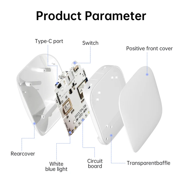 Bleu-Passerelle ZigBee-AVATTO-airies multimodel Tuya Zigequation