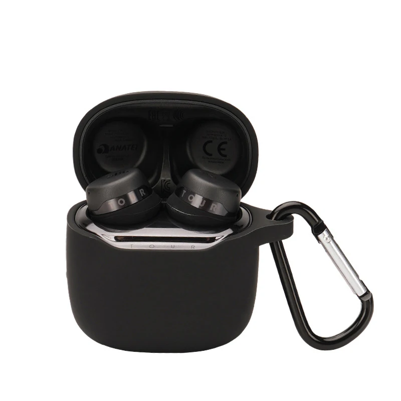 Custodia In Silicone Per Jbl Tour Pro + Tws Tour Pro Plus Cover Per Auricolari Custodia Antipolvere Anti-Caduta Per Custodia Jbl Tune Flex Con Gancio