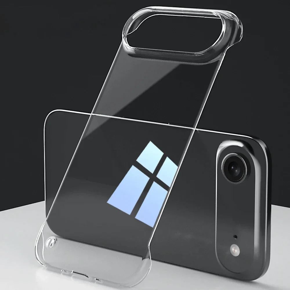 Ultra-Thin Frameless Clear Hard Case with Sleek Design
