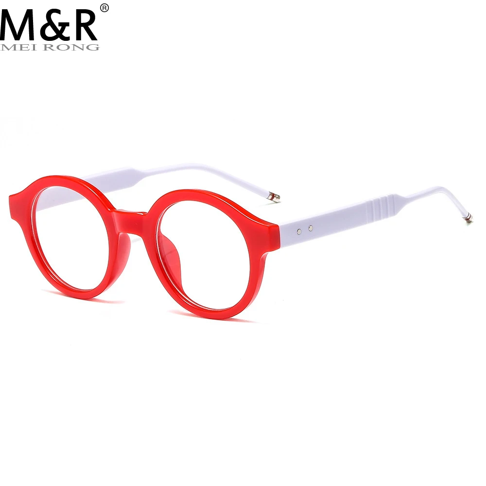 

Retro Round Women Glasses Frame Fashion Leopard Eyewear Clear Plain Glass Spectacles Men Optical Frame Decorative Goggles