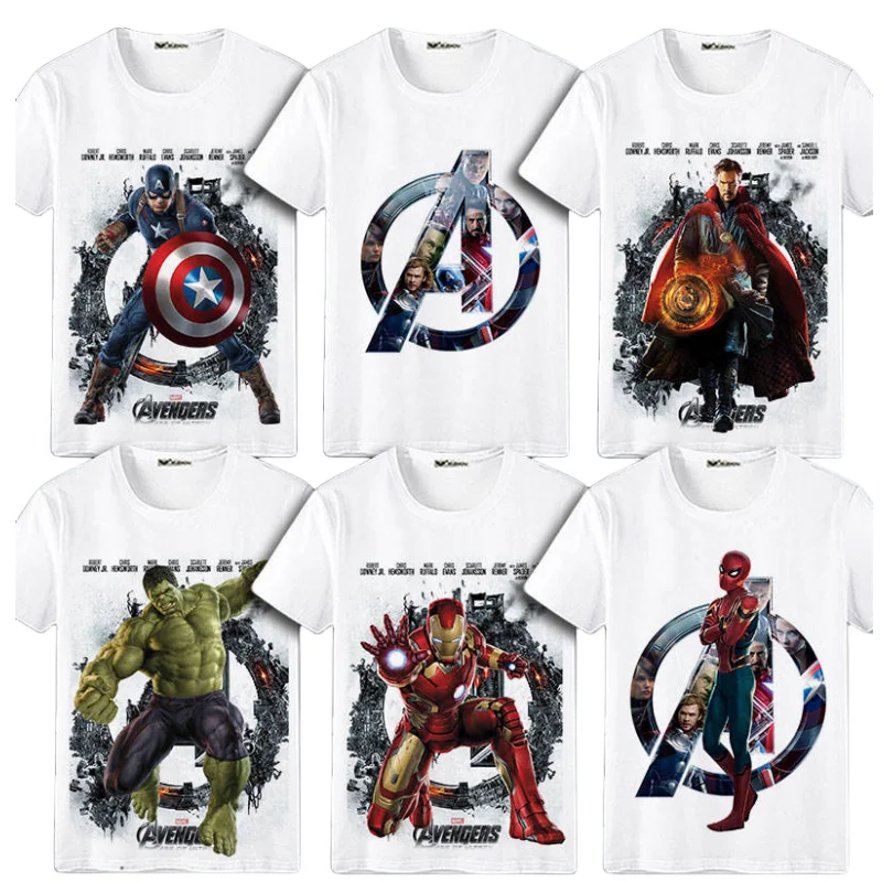 NHL Captain America Thor Spider Man Hawkeye Avengers Endgame Hockey St.Louis  Blues Youth T-Shirt