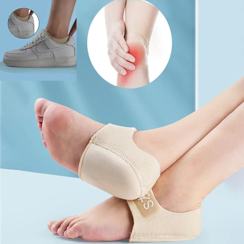 Foot Heel Protector Pads Socks Silicone Heel Cover Sock Cover Heel Warm Anti-Crack Protective Cover Foot Care Tool  Foot Pads