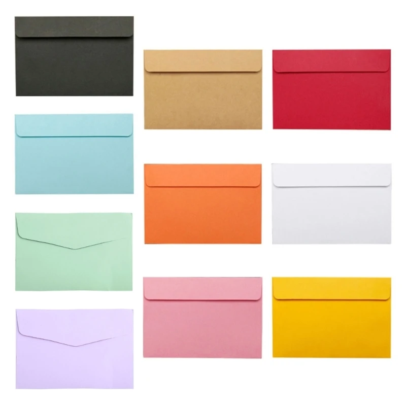 Invitation Envelopes letter Papers Envelope 6'' x 4'' Wedding Holiday Birthday Greeting Card 10PSC/Pack