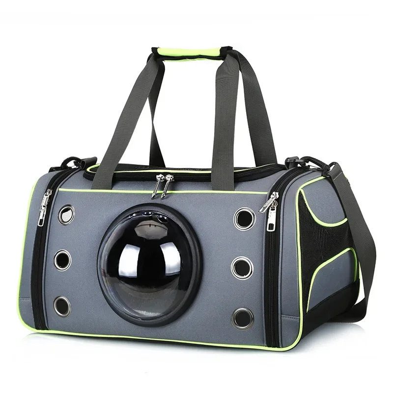 Oxford Space Capsule Goes Out To Pet Bag and Carries Air Breathable Portable Noctilucent Decoration Pet Carrying Backpack