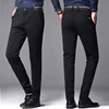 Classic Black Men's Office Dress Pants for Business Formal Fashionable Slim Fit Men's Suit Pants Casual Trousers Plus Size 28-40