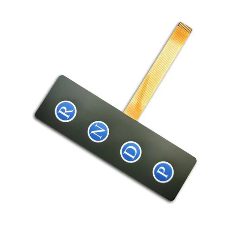 electronic car gear membrane panel FPC Membrane switch