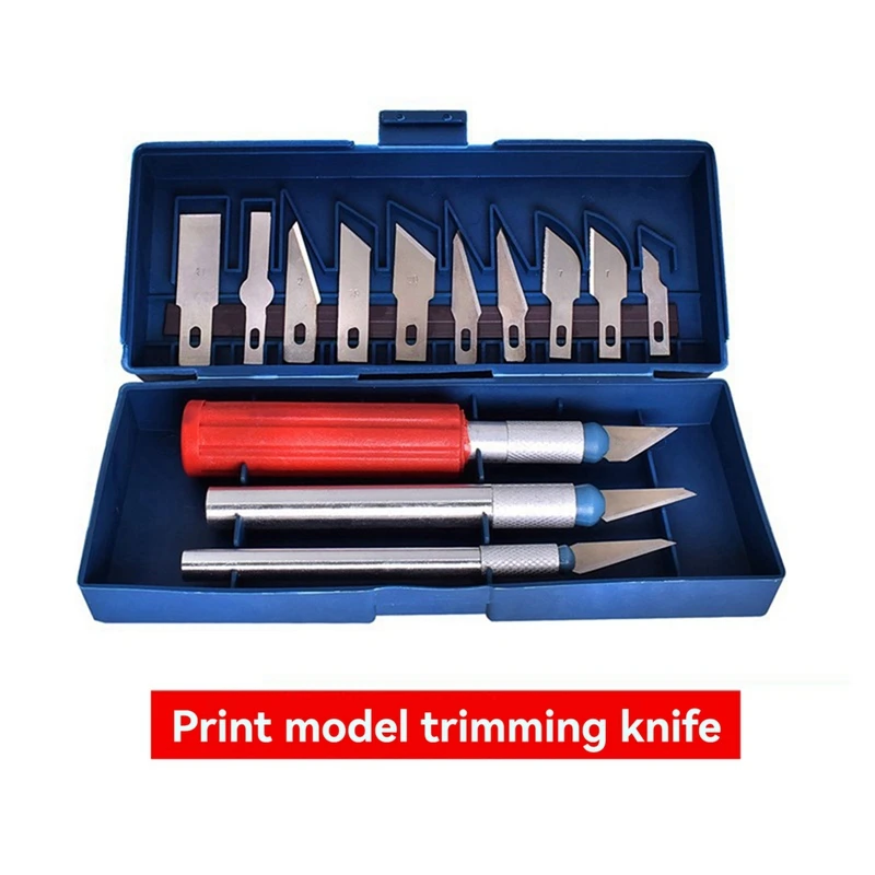 Printing Model Trimming Tool Kit Eraser Carving Tool 3D Model File Cutter Material Removal Tool For Precision Work