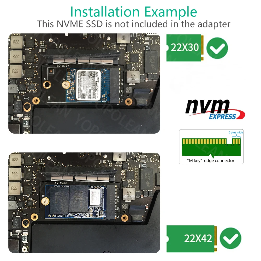MacBook (Retina, 2016) 8GB/256GB NVMe（NEW A1708 SSD Adapter