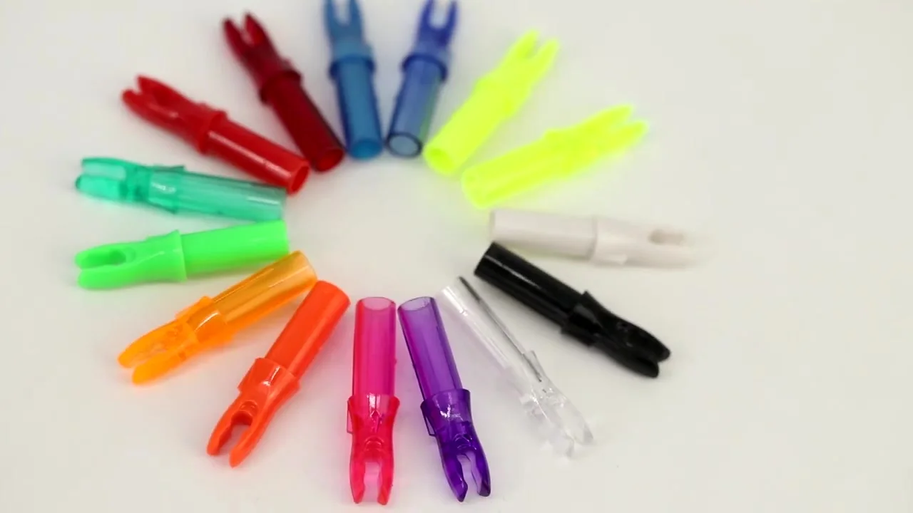 50 Pz Nocchi Freccia Tiro Con L'arco 6,2 Mm Inserti Freccia In - Foto 4