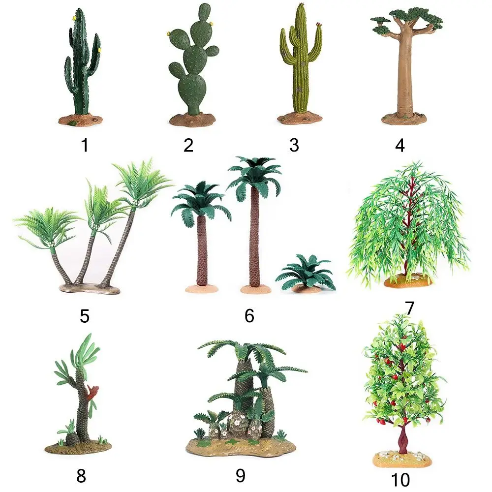 Description Picture 3 of itemArtificial Cactus Models Scene Model Micro Landscape Coconut Tree Figurine Scenery Making Simulation Farm Sand Table Decoration