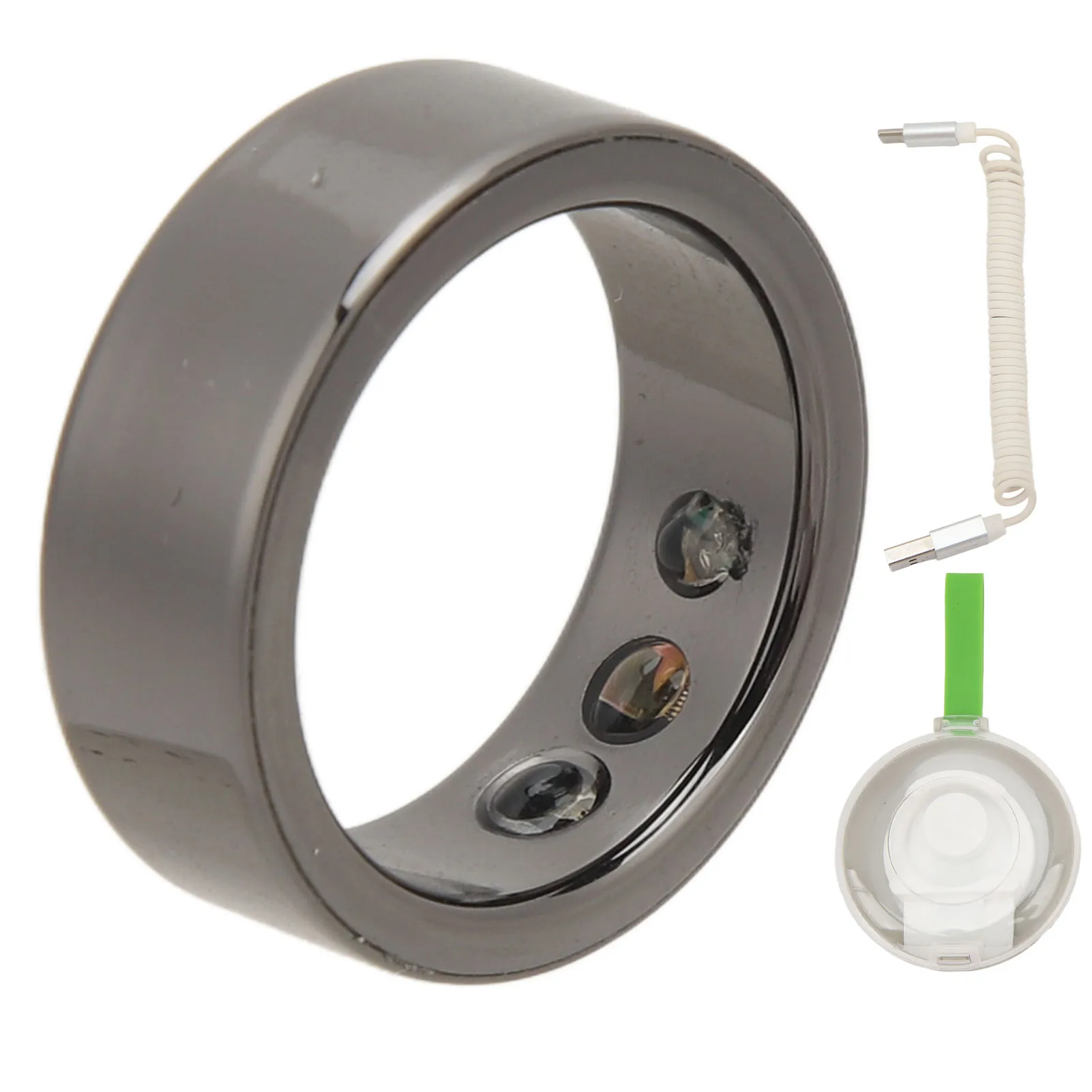 Smart Ring Health Tracker Bluetooth Health Fitness Tracker Waterproof Smart Ring Activity Tracker Unisex