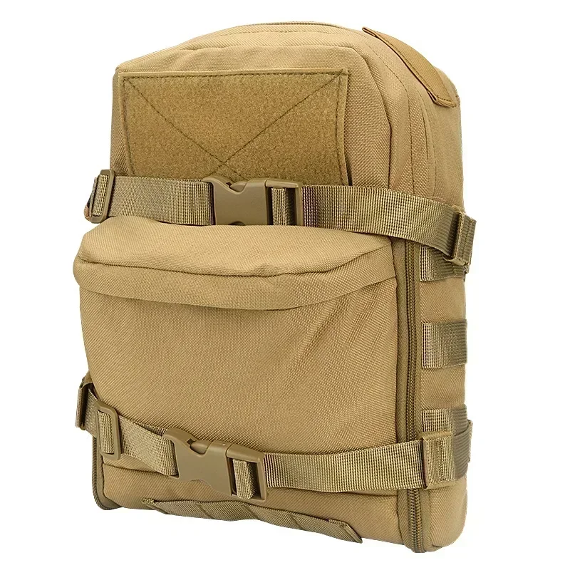 Tactical Hydration Backpack Combat Training Assault Molle Bag Outdoor Hunting Vest Back Plate Carrier Water Bag