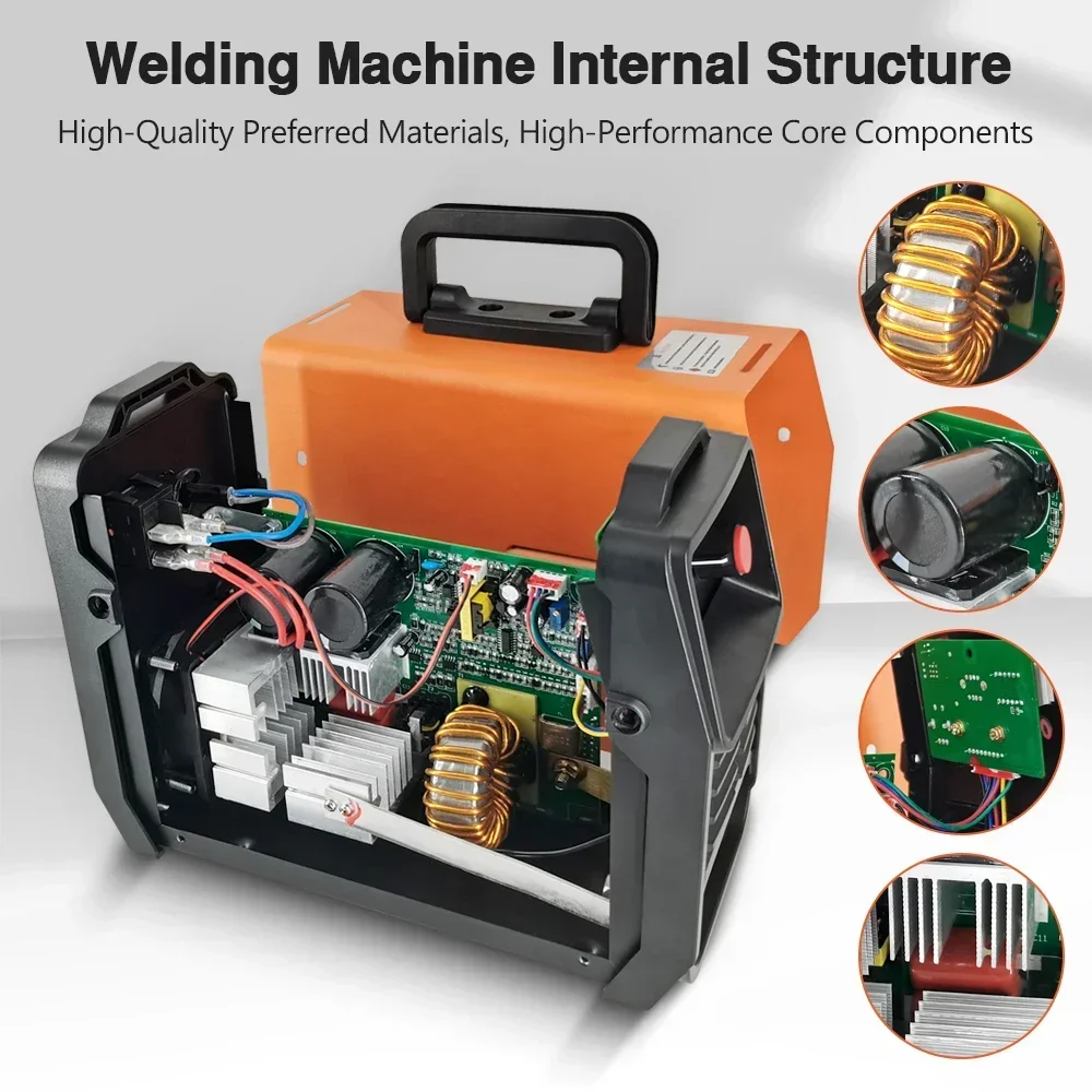 Portable Welding Machine 220V Inverters Arc Electric Welders 300A Current Adjustable Compact Iron MMA Electric Welding Equipment 5